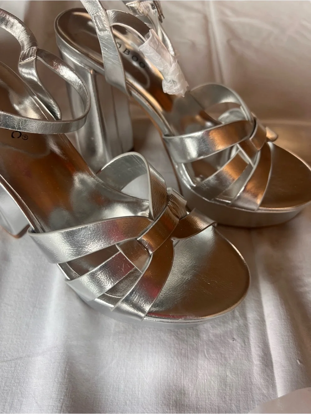 Rachel shiny silver